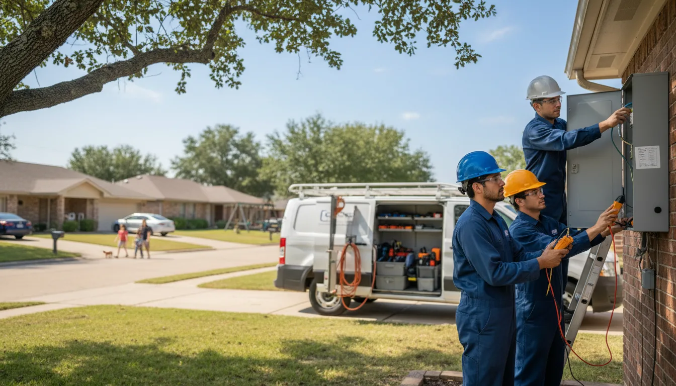 Certified electrician providing emergency electrical services in Imboden, AR